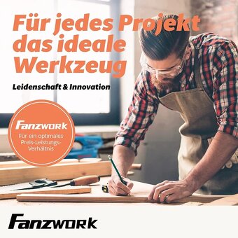 FANZWORK V2 1500 W Satinační válcová kartáčová bruska - 2