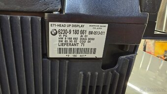 Bmw x6 e71 head-up display - 2