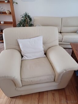 Sedací souprava z pravé kůže - 2