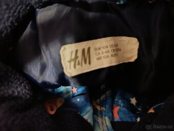 Zimní bunda HM, vel. 3-4 roky - 2