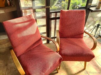 Křesla "TON" (Thonet) 60. léta zachovalá původní stav - 2