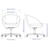 Otočná židle SKRUVSTA (IKEA) - 2