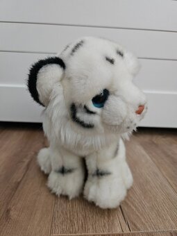 NOVÝ plyšový heboučký bílý tygr - 2