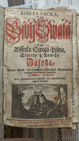 Bible hallská 2.vydání 1745 Biblia Sacra - 2