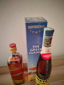 Whisky 1970 a Metaxa 1980 - 2