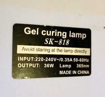 UV lampa SK-818 - 2