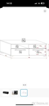 Tv stolek s LED - 2