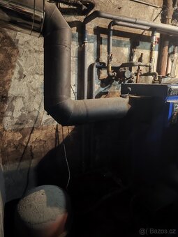 Automatický kotel na uhlí Galmet 40kw + nerezový komín 12m - 2