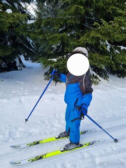 Dětské bezky 130 cm + vázání + boty 31 - 2