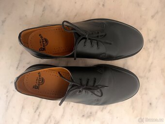 Dr. Martens 1461 PLAIN WELT SMOOTH LEATHER SHOES - BLUE NAVY - 2