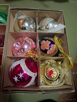 Staré retro originál vánoční ozdoby - 2
