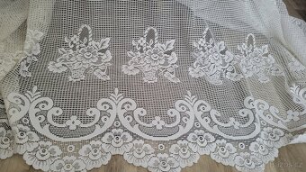 Záclony 444 / 165 cm , 296 x 48 , 296 x 47 cm - 2