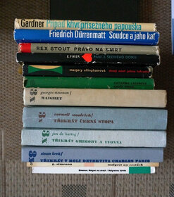 12 ks detektivky  - sada  č. 2 - 2