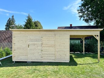 Dřevěný domek s terasou 21 m2 - 2