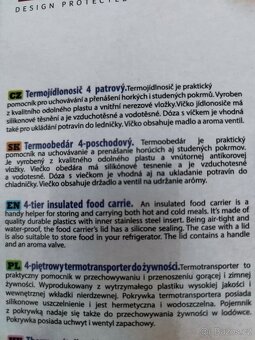 Termo jídlo nosič Lamart . Nový - 2