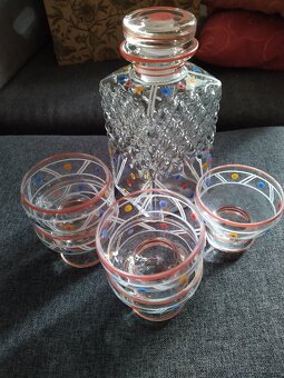 Malované staré sklo - 2