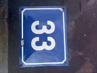 Smaltované cedule - 2