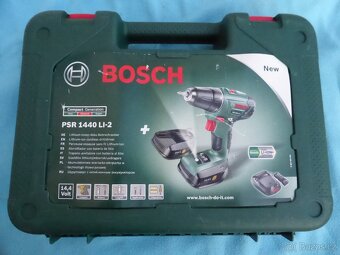 BOSCH PSR 1440 LI-2 akumulátorová vrtačka - 2