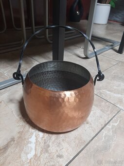 Měděný kotlík super stav - 2