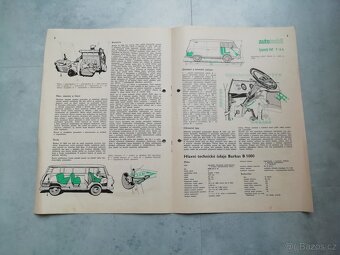 Barkas 1000 typový list - doprava v ceně - 2