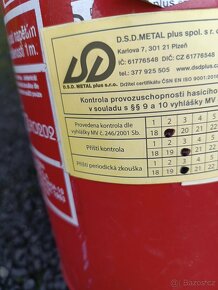 Hasící práškový přístroj 6kg 3kusy - 2