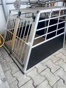 Přepravní hliníkový box pro psa. Rozměry Š88cmV70cmH90cm - 2