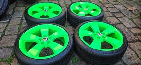 17" lité disky Škoda 195/40/17 5x100, 7x17",ET41 -zašlu 275. - 2