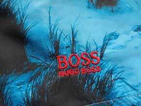 Pánské modré plavky,kraťasy Hugo Boss 3XL - 2