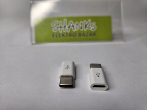 EMOS SM7023 adaptér microUSB - USB-C, bílý - 2