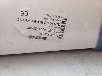 Radiátor Radik typ 22, 400x800 - 2