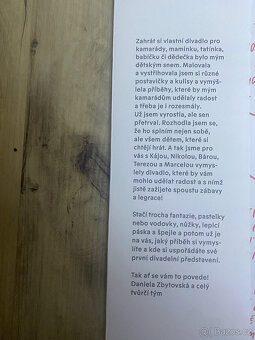Pohádky a MALÉhRY - kniha+ divadélko - 2