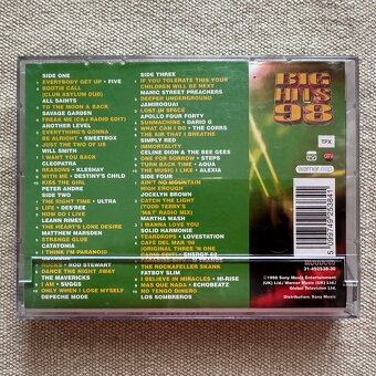 Various – Big Hits 98 - 2x MC audio kazeta - 2