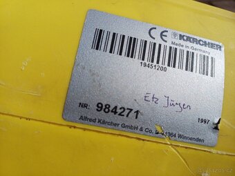 Vysokotlaky čistič wapka Karcher 410 a nástavec na podlahu - 2
