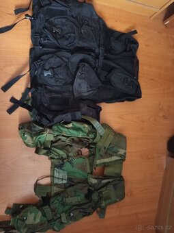 Taktická vesta org. US Wood land + Miltec - 2