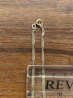 Zlatý řetízek točený - 2