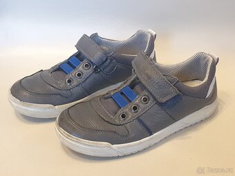Dětské boty Superfit sneakers kožené šedé vel.33 - 2