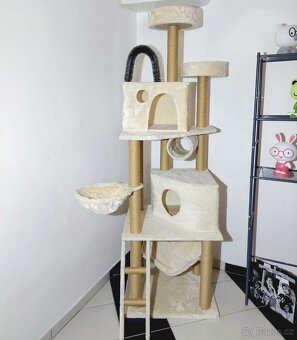 187 cm vysoké škrabadlo pro kočky - nové - 2