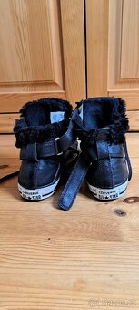 Zimní Converse s kožíškem, vel.38 - 2