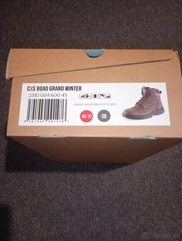 Nové kožené zimní vysoké boty CXS vel.45 - 2