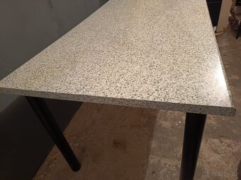Jídelní stůl 150x80 dekor mramor - 2