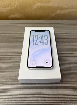 Apple iPhone 12 mini 64GB bílá, baterie 100% - 2