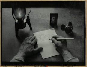 Jan Saudek - The Letter - TOTO FOTO POUŽITÉ V MONOGRAFII - 2