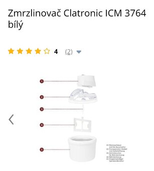 Zmrzlinovač Clatronic - 2