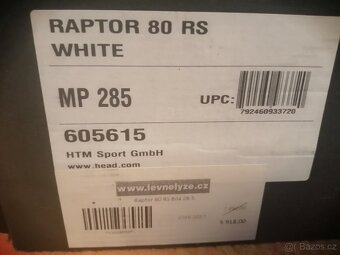Lyžařské boty HEAD raptor RS 80 velikost 28-28,5 - 2