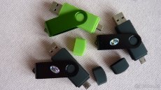 USB-OTG 2v1 64GB s micro konektorem otočný NOVÝ - 2