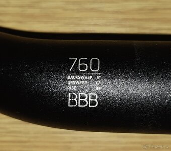 BBB řidítka 760mm, 31.8 - 2