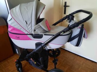 Kočárek 3v1 + isofix základna + skejt - 2
