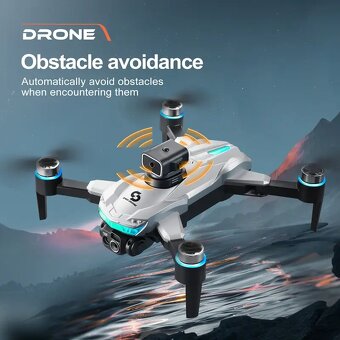 Nový dron bílý s ovladečem s displayem - 2