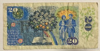 Bankovky 20 koruna 1988 a 10 koruna 1960 - 2