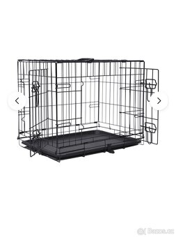 Klec skládací pro psa S 61 x 43 x 49 cm - 2
